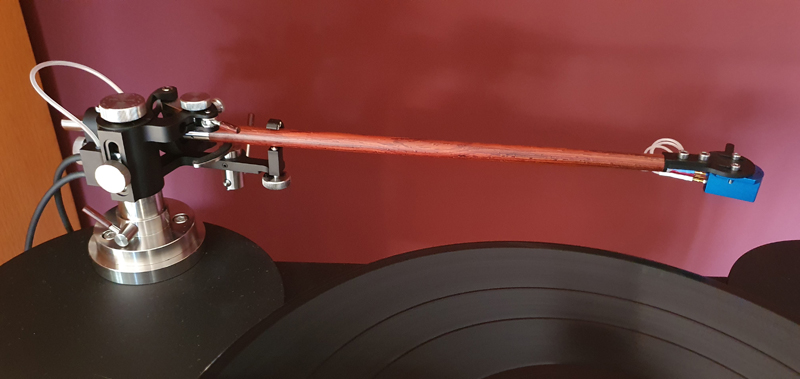 Reed 5A, 3P und 1H Tonarme sowie das Reibradlaufwerk Reed Muse 3C in unserer Vorführung