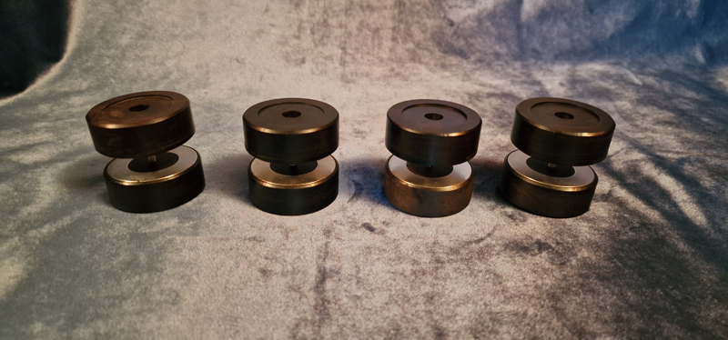 Yamamoto Musterkoffer mit Absorbern aus afrikanischem Ebenholz zum Ausleihen